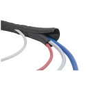HellermannTyton Braided Polyethylene Terephthalate Black Cable Sleeve 2m Length 16-19mm 170-01014 TWIST-IN 19-PET-BK