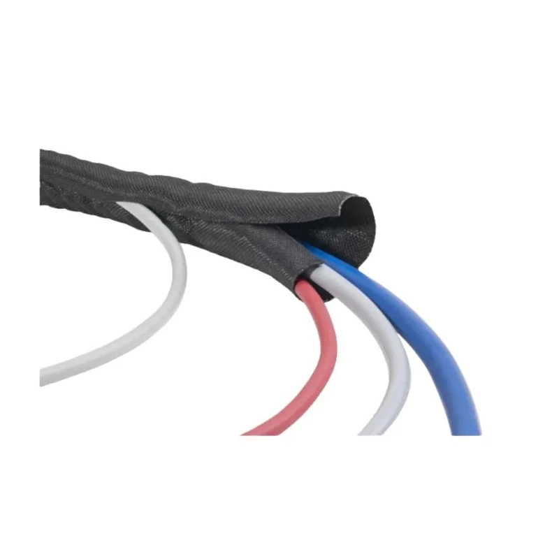 HellermannTyton Braided Polyethylene Terephthalate Black Cable Sleeve 2m Length 16-19mm 170-01014 TWIST-IN 19-PET-BK