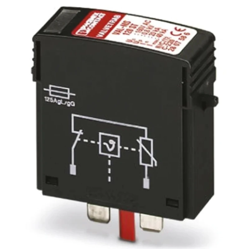 Phoenix Contact Surge Protector with 40kA Maximum Surge Current, DIN Rail Mount, VAL Series, Model 2807586