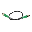 Phoenix Contact Male 4 Way Straight to Female 4 Way Straight Sensor Actuator Cable 300 mm 250 V 1668357