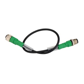 Phoenix Contact Male 4 Way Straight to Female 4 Way Straight Sensor Actuator Cable 300 mm 250 V 1668357