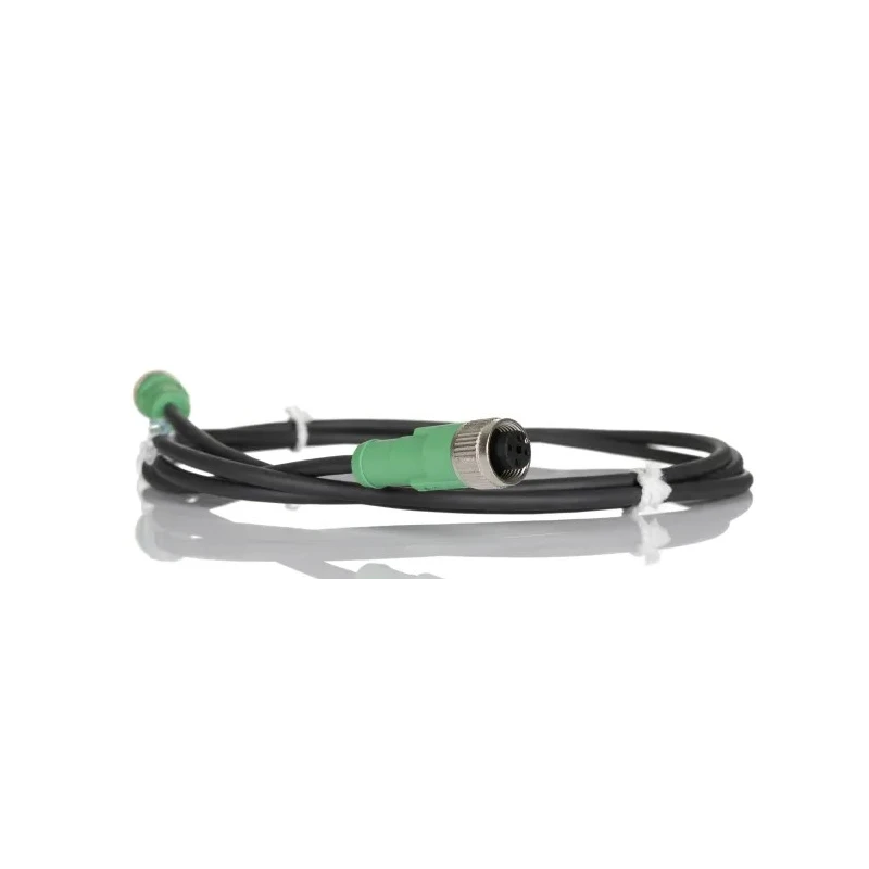 Phoenix Contact Sensor Actuator Cable Female 4 way M12 Straight to Male 4 way M12 Straight 1.5m 300V 1668373