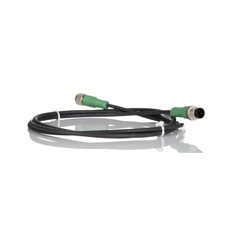 Phoenix Contact Sensor Actuator Cable Female 4 way M12 Straight to Male 4 way M12 Straight 1.5m 300V 1668373