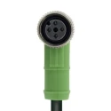 Phoenix Contact Sensor Actuator Cable Female 4 Way Right Angle to 4 Way Unterminated 10m 250V SAC-4P-10.0-PUR/M12FR 1681389
