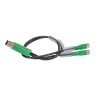 Phoenix Contact Sensor Actuator Cable SAC-3P-M12Y/2X0.3-PUR/M 8FS 3-Way Female to Male Straight Plug M12 300mm 60V dc 1671331
