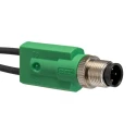Phoenix Contact Sensor Actuator Cable SAC-3P-M12Y/2X0.3-PUR/M 8FS 3-Way Female to Male Straight Plug M12 300mm 60V dc 1671331