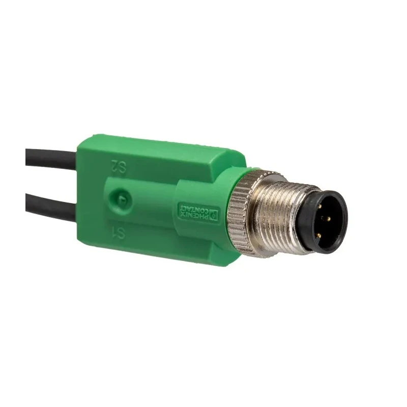 Phoenix Contact Sensor Actuator Cable SAC-3P-M12Y/2X0.3-PUR/M 8FS 3-Way Female to Male Straight Plug M12 300mm 60V dc 1671331