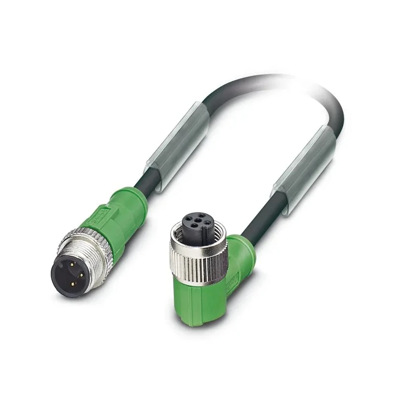 Phoenix Contact Sensor Actuator Cable SAC-3P-M12MS/1.5-PUR/M12FR 1.5m Polyurethane Jacket Female 3 Way M12 Right 1681567