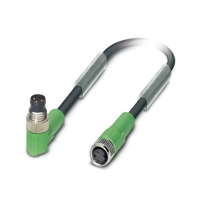 Phoenix Contact Sensor Actuator Cable Male 3 Way Straight to Female 3 Way M8, 300 mm Length 60V Polyurethane Jacket 1682029