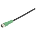 Phoenix Contact Sensor Actuator Cable Male 4 Way Straight to Female 4 Way Straight 3 m 300V SAC-4P-M 8MS/3.0-PUR/M 1682171