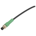 Phoenix Contact Sensor Actuator Cable Male 4 Way Straight to Female 4 Way Straight 3 m 300V SAC-4P-M 8MS/3.0-PUR/M 1682171