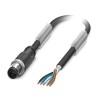 Phoenix Contact Male 5 Way Straight to 5 Way Unterminated Sensor Actuator Cable 1.5 m 1682728