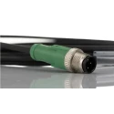 Phoenix Contact Sensor Actuator Cable Female 4 way M8 Straight to Male 4 way M12 Straight 3 m 1694936