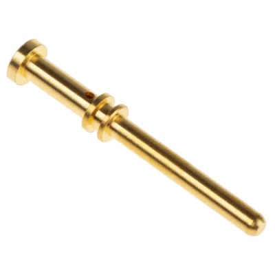 Phoenix Contact Male Crimp Circular Connector Contact 2 mm, Wire Size 0.25 to 1 mm², Length 25.2 mm, Nickel Plated 1605634