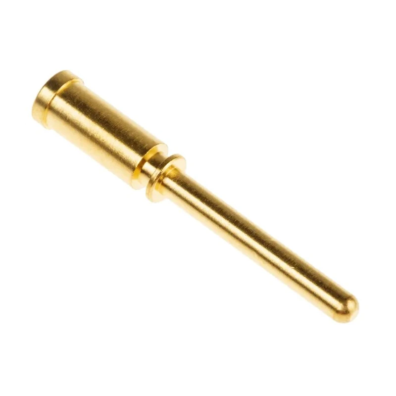 Phoenix Contact Male Crimp Circular Connector Contact 2 mm, Copper Zinc Alloy, Nickel Plated Gold Coated 1605639