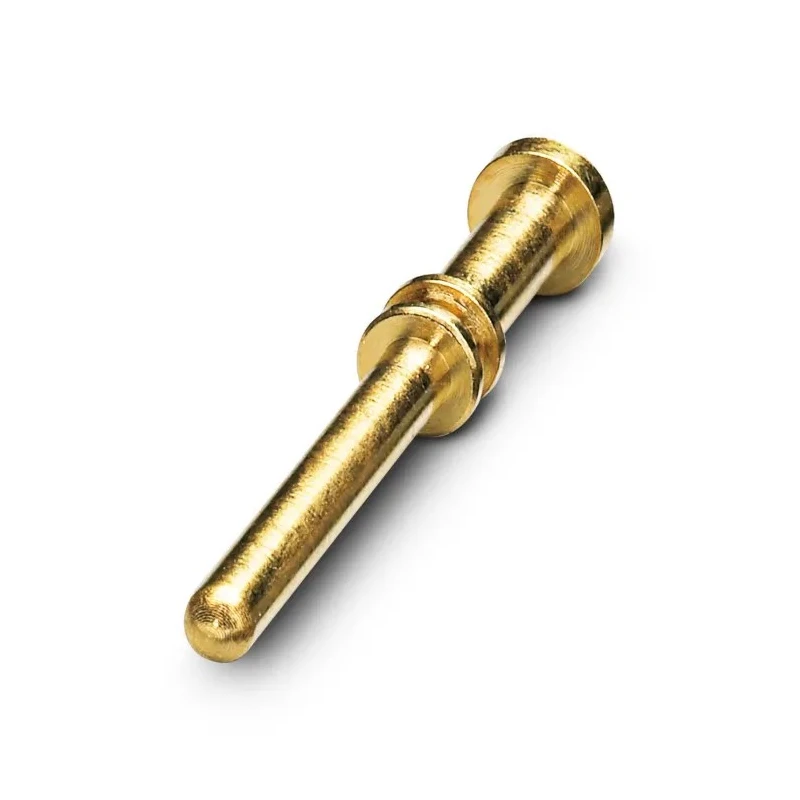 Phoenix Contact Male Crimp Circular Connector Contact 2 mm, Copper Zinc Alloy, Nickel Plated Gold Coated 1605639