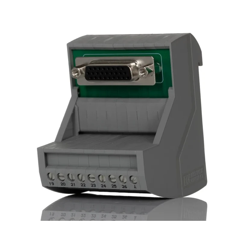 Phoenix Contact VIP-3 Series 26-Contact Female Interface Module 25, 60V AC, 1A DIN Rail Mount 2322414