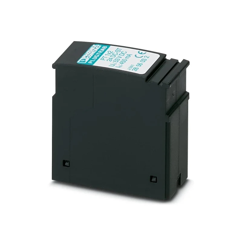 Phoenix Contact Surge Protector 20 kA, DIN Rail Screw Mount, PT 1X2-24DC-ST 2856032