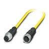 Phoenix Contact Sensor Actuator Cable Male 4 way Straight to Female 4 way Straight 30V PVC Jacket 500 mm 1406221