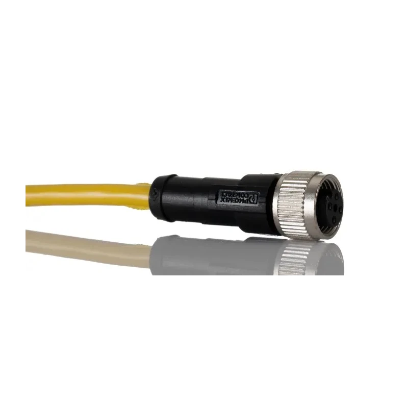 Phoenix Contact Sensor Actuator Cable 10m 4 Way Female Straight to 4 Way Unterminated 250V 1406244