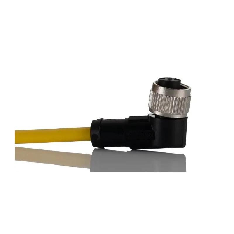 Phoenix Contact Sensor Actuator Cable Female 4 Way Right Angle to 4 Way Unterminated 5m, 250V, PVC Jacket, IP68 1406249