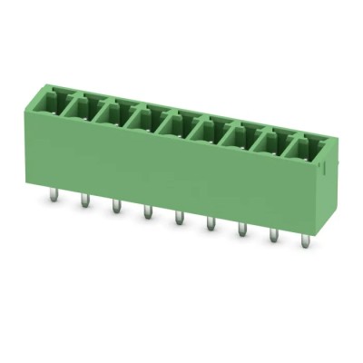 Phoenix Contact Pluggable Terminal Block 9-Contact 3.81 mm Pitch 1 Row 8A 250V Green Housing 1803497