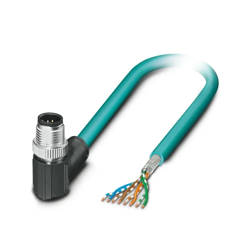 Phoenix Contact NBC-MR/ 2.0-94B SCO US Shielded PVC Jacketed Cat5 Ethernet Cable 2 Core Blue 2m Cat5