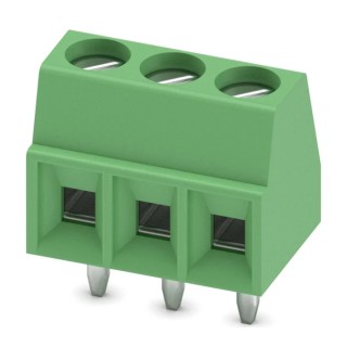 Phoenix Contact MKDS 1/3-3.5 Series Straight PCB Terminal Block 3 Contacts Polyamide Housing 400V 13.5A 3.5mm Pitch 1751251
