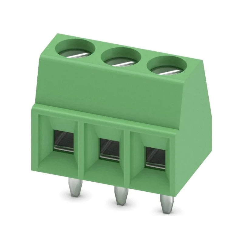 Phoenix Contact MKDS 1/3-3.5 Series Straight PCB Terminal Block 3 Contacts Polyamide Housing 400V 13.5A 3.5mm Pitch 1751251