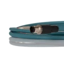Phoenix Contact NBC-MS/ 2.0-94B/R4AC SCO US Shielded Cat5 Ethernet Cable 2 Core Blue 2 m Polyurethane Jacket 1406117