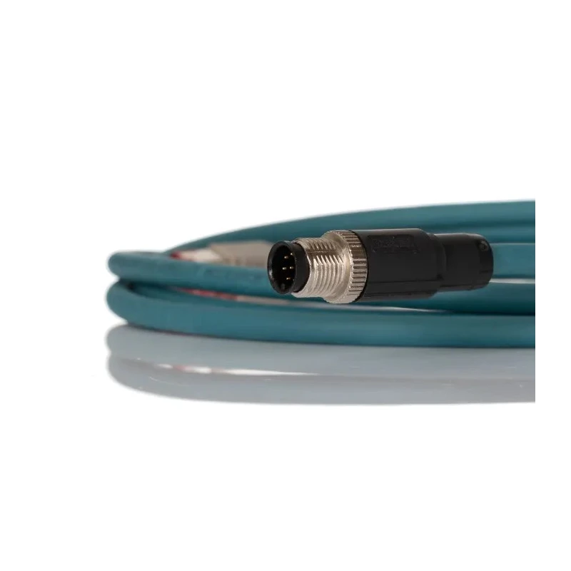 Phoenix Contact NBC-MS/ 2.0-94B/R4AC SCO US Shielded Cat5 Ethernet Cable 2 Core Blue 2 m Polyurethane Jacket 1406117