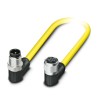 Phoenix Contact Sensor Actuator Cable Male 5 Way Right Angle to Female 5 Way M12, 500 mm 1406163