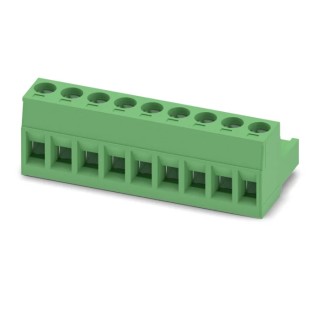 Phoenix Contact MSTB 2.5/9-ST Series Pluggable Terminal Block 9-Contact 5 mm Pitch 1 Row 320V 12A Polyamide Housing 1754588
