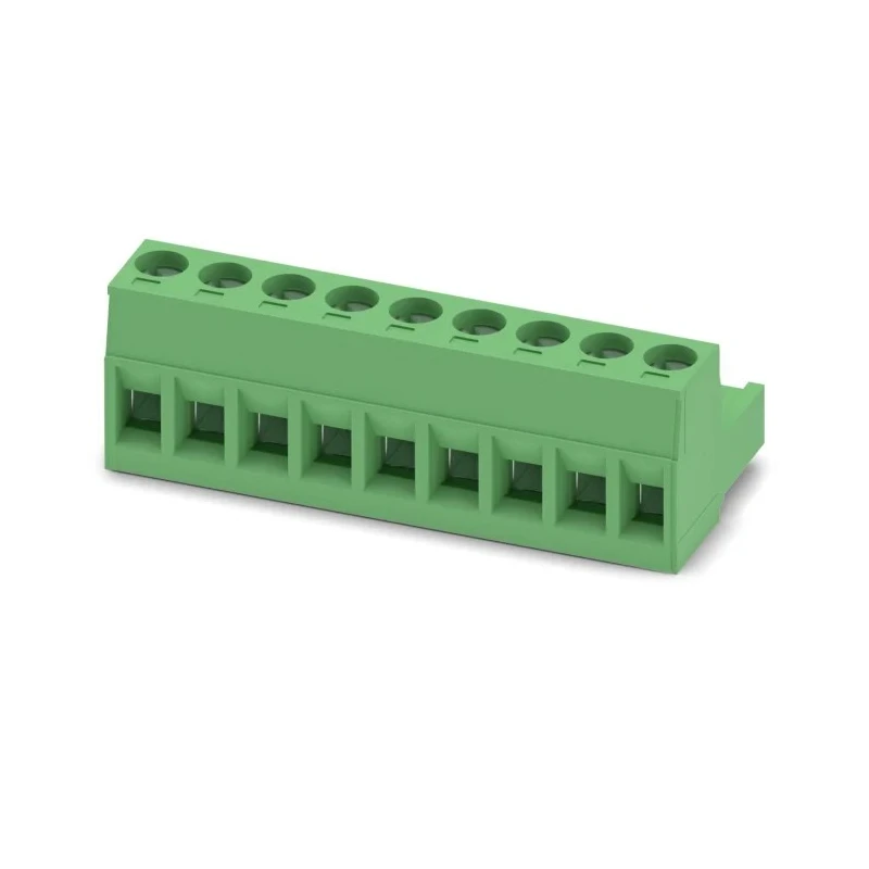 Phoenix Contact MSTB 2.5/9-ST Series Pluggable Terminal Block 9-Contact 5 mm Pitch 1 Row 320V 12A Polyamide Housing 1754588