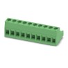 Phoenix Contact MSTB 2.5/10-ST Series Pluggable Terminal Block, 10-Contact, 5 mm Pitch, 12A Current, Polyamide 1754601