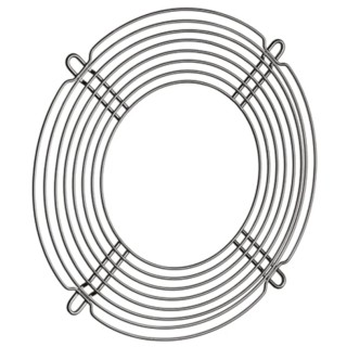 ebm-papst Stainless Steel Finger Guard for 80 mm Fans, 71.5 mm Hole Spacing, 79.8 mm Height, 12.5 mm Depth LZ32-7