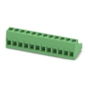 Phoenix Contact Pluggable Terminal Block 12-Contact, 5 mm Pitch, 1 Row, 12A, Polyamide Housing, Green MSTB 2.5/12-ST 1754643