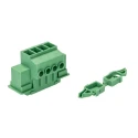 Phoenix Contact Pluggable Terminal Block 4-Contact 7.62 mm Pitch 1 Row 41A Current Polyamide Housing 1716522