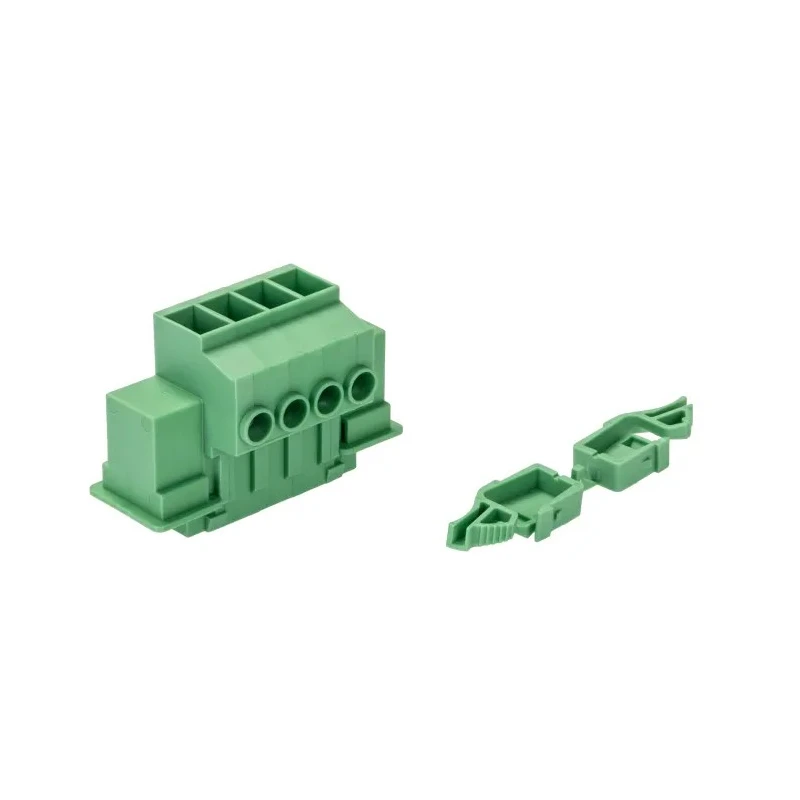 Phoenix Contact Pluggable Terminal Block 4-Contact 7.62 mm Pitch 1 Row 41A Current Polyamide Housing 1716522