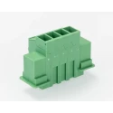 Phoenix Contact Pluggable Terminal Block 4-Contact 7.62 mm Pitch 1 Row 41A Current Polyamide Housing 1716522