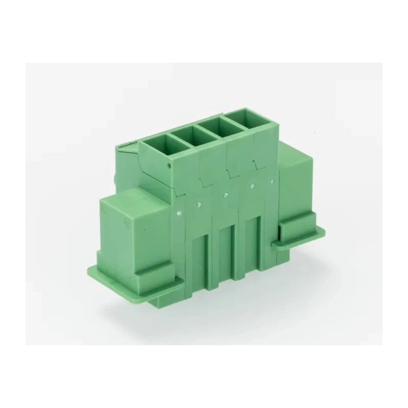 Phoenix Contact Pluggable Terminal Block 4-Contact 7.62 mm Pitch 1 Row 41A Current Polyamide Housing 1716522