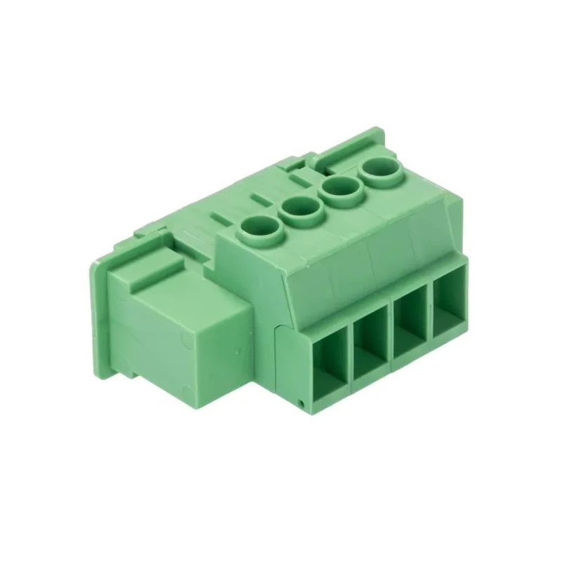 Phoenix Contact Pluggable Terminal Block 4-Contact 7.62 mm Pitch 1 Row 41A Current Polyamide Housing 1716522