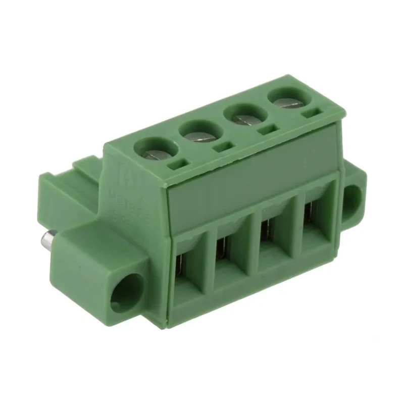 Phoenix Contact MSTB 2.5/4-STF-5.08 Series Pluggable Terminal Block, 4-Contact, 5.08 mm Pitch, 12A, 320V, Polyamide 1778001