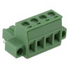Phoenix Contact MSTB 2.5/4-STF-5.08 Series Pluggable Terminal Block, 4-Contact, 5.08 mm Pitch, 12A, 320V, Polyamide 1778001