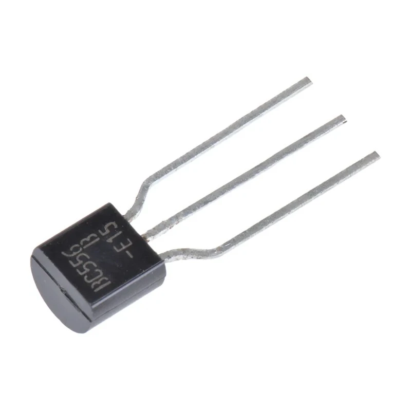 onsemi Small Signal PNP Transistor BC556BTFR 3-Pin TO-92, -65 V, -100 mA, 500 mW Power, Through Hole Mount BC556BTFR