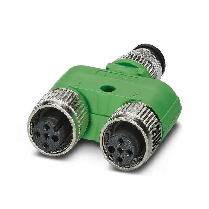 Phoenix Contact Straight Circular Connector Adapter M12 Male to Female, 60V, 4A, Nickel Plated Contacts 1683455