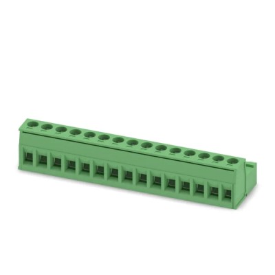 Phoenix Contact IC 2.5/15-ST-5.08 Series Pluggable Terminal Block 15-Contact 5.08 mm Pitch 320V 12A Germany 1786307