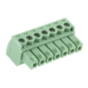 Phoenix Contact MC 1.5/7-ST-3.81 Series Pluggable Terminal Block, 7-Contact, 3.81 mm Pitch, 1 Row 1803620