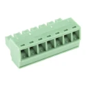 Phoenix Contact MC 1.5/7-ST-3.81 Series Pluggable Terminal Block, 7-Contact, 3.81 mm Pitch, 1 Row 1803620