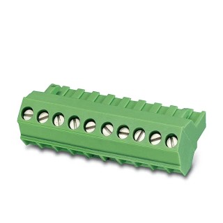 Phoenix Contact SMSTB 2.5/4-ST-5.08 Series Pluggable Terminal Block, 4-Contact, 5.08 mm Pitch, 320V, Polyamide 1826306